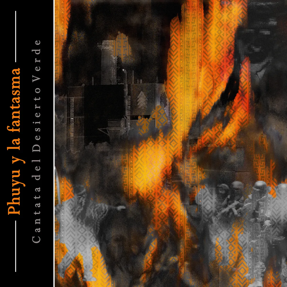 Portada oficial de Cantata del Desierto Verde, de Phuyu y la Fantasma